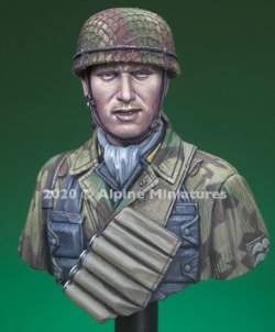 画像3: Alpine Miniatures[AMB004]1/16 WWII 独 ドイツ第6降下猟兵連隊 降下猟兵胸像