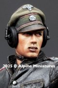 Alpine Miniatures[H033]1/35 WWII ドイツ 武装親衛隊戦車兵ヘッドセット＃3