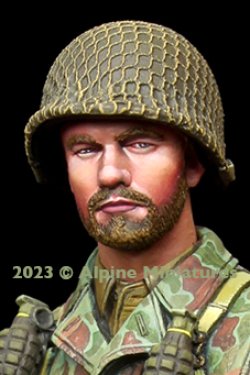 画像2: Alpine Miniatures[H6010]1/16 WWII 米 歩兵ヘッドセット＃2