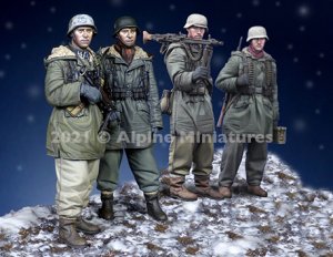 画像1: Alpine Miniatures[S0007]1/35 WWIIドイツ第3次ハリコフ攻防戦スペシャルセット(4体セット) (1)