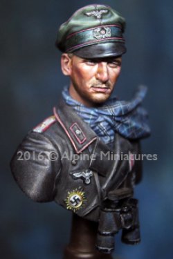 画像3: Alpine Miniatures[AMB001] 1/16 WWII独 第116装甲師団「グレイハウンド」将校(バストモデル)