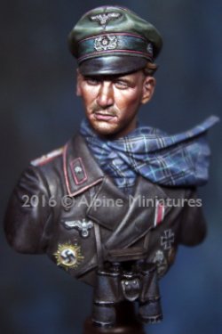 画像5: Alpine Miniatures[AMB001] 1/16 WWII独 第116装甲師団「グレイハウンド」将校(バストモデル)