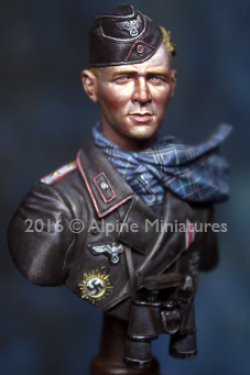画像6: Alpine Miniatures[AMB001] 1/16 WWII独 第116装甲師団「グレイハウンド」将校(バストモデル)