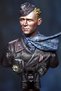 画像9: Alpine Miniatures[AMB001] 1/16 WWII独 第116装甲師団「グレイハウンド」将校(バストモデル)