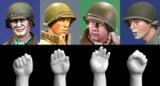 Alpine Miniatures[H004]1/35 アメリカ兵ヘルメットタイプ ヘッド&ハンドセット