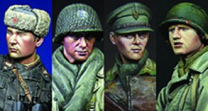 画像1: Alpine Miniatures[H6005]1/16 WW2 連合軍ヘッドセット #1 (1)