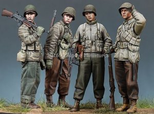 画像1: Alpine Miniatures[S0005]1/35 WWII米 ヒュルトゲンの森の戦い(4体セット)(限定200セット) (1)