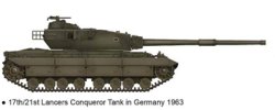 画像4: アミュージングホビー[AMH35A027]1/35 イギリス重戦車 FV214 コンカラー MKII