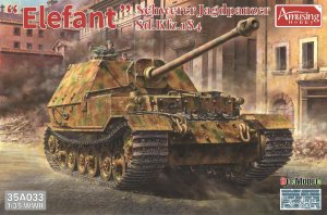 画像1: アミュージングホビー[AMH35A033]1/35 ドイツ 重駆逐戦車 エレファント (フルインテリア)　 (1)