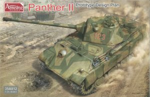 画像1: アミュージングホビー[AMH35A012]1/35 ドイツ中戦車 パンサーII プロトタイプデザイン (1)
