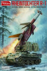アミュージングホビー[VICAMU35A036]1/35  ドイツ ライントホターR1 自走対空ミサイル (パンターII 車体)　【新パッケージ】