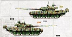 画像2: アミュージングホビー[VICAMU35A063]1/35 T-72AV ウクライナ軍主力戦車