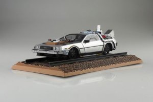画像1: アオシマ[ムービーメカ No.BT-04]1/24 バック・トゥ・ザ・フューチャー PartIII タイムマシン レイルロード (1)