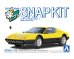 画像1: アオシマ楽プラ スナップキット [No.26-YW]フェラーリ 512 BB(イエロー) (1)