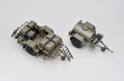 画像2: アオシマ[SKW-476]1/35 1/2tトラック(SKW-476)w/野外炊具1号(22改)&1t水タンクトレーラ