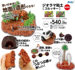 画像2: アーテック[23316]ジオラマ粘土　コルッキー　ダークブラウン