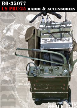 画像1: Bravo6[B6-35077]1/35 米 PRC-25携行無線機&アクセサリーセット