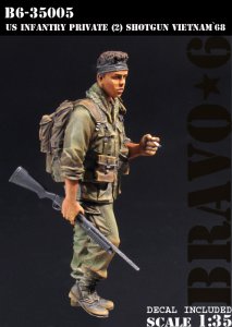 画像1: Bravo6[B6-35005]1/35 米 二等兵(2)ベトナム'68 (1)