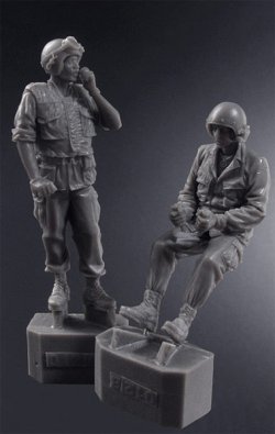 画像2: Bravo6[B6-35012]1/35 米 AFVクルー(1) ベトナム'68(2体セット)