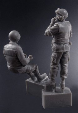 画像3: Bravo6[B6-35012]1/35 米 AFVクルー(1) ベトナム'68(2体セット)