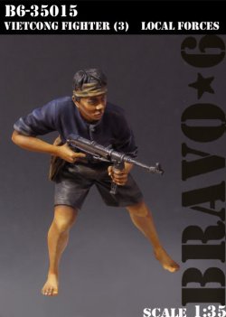 画像1: Bravo6[B6-35015]1/35 ベトコン兵士(3)