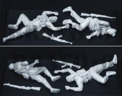 画像2: Bravo6[B6-35017]1/35 戦死したベトコン兵士(2体セット)
