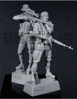画像2: Bravo6[B6-35022]1/35 米陸軍スナイパーチーム(2体セット)