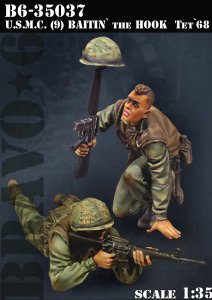 画像1: Bravo6[B6-35037]1/35 米海兵隊(9)”狙撃手は何処だ” テト攻勢'68(2体セット) (1)