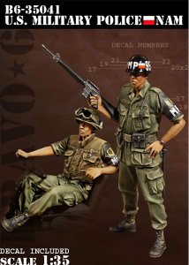 画像1: Bravo6[B6-35041]1/35 米 憲兵 ベトナム(2体セット) (1)