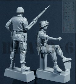 画像3: Bravo6[B6-35041]1/35 米 憲兵 ベトナム(2体セット)
