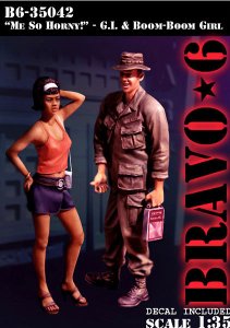 画像1: Bravo6[B6-35042]1/35 GIとブンブン姐さん ベトナム(2体セット) (1)