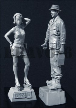 画像2: Bravo6[B6-35042]1/35 GIとブンブン姐さん ベトナム(2体セット)