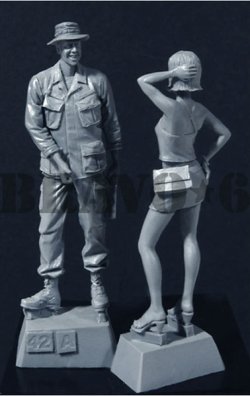 画像3: Bravo6[B6-35042]1/35 GIとブンブン姐さん ベトナム(2体セット)