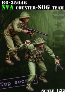 画像1: Bravo6[B6-35046]1/35 ベトナム極秘作戦　北ベトナム特殊部隊(2体セット) (1)