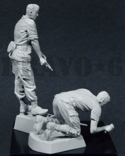 画像3: Bravo6[B6-35047]1/35 米 “トンネルのベトコンをいぶり出せ”(2体セット)