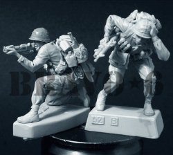 画像2: Bravo6[B6-35052]1/35 米 歩兵ベトナム(3)M79射手と小銃兵(2体セット)