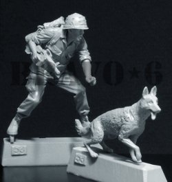 画像2: Bravo6[B6-35053]1/35 米 歩兵ベトナム(4)兵士と軍用犬