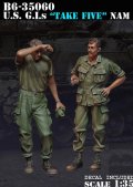 Bravo6[B6-35060]1/35 米 兵士ベトナム 小休止(2体セット)