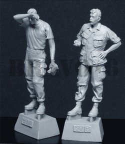 画像2: Bravo6[B6-35060]1/35 米 兵士ベトナム 小休止(2体セット)
