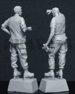 画像3: Bravo6[B6-35060]1/35 米 兵士ベトナム 小休止(2体セット)