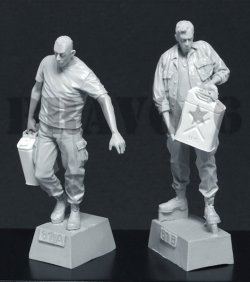 画像2: Bravo6[B6-35061]1/35 米 兵士ベトナム ジェリカン搬送(2体セット)