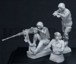 画像2: Bravo6[B6-35063]1/35 米 海兵隊戦車兵ベトナム(3体セット)