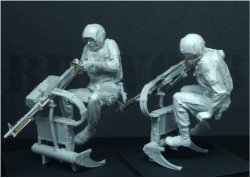 画像2: Bravo6[B6-35069]1/35 米 ヘリ ドアガンナー & M60機関銃(M23)セット(ベトナム)(2体セット)