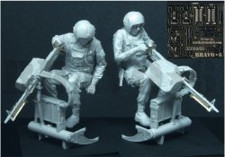 画像3: Bravo6[B6-35069]1/35 米 ヘリ ドアガンナー & M60機関銃(M23)セット(ベトナム)(2体セット)