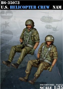 画像1: Bravo6[B6-35073]米 ヘリコプタークルー ベトナム戦争(2体セット)