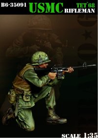 Bravo6[B6-35091]1/35 米海兵隊 小銃手 テト攻勢'68