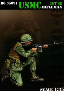 画像1: Bravo6[B6-35091]1/35 米海兵隊 小銃手 テト攻勢'68 (1)