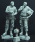 画像2: Bravo6[B6-35098]1/35 米 ヘリクルー(2)ブリーフィング(2体セット) (2)