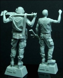 画像3: Bravo6[B6-35099]1/35 米 黒人兵セット「ブラックパワー」(2体セット)