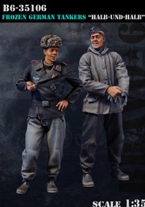 画像1: Bravo6[B6-35106]1/35 防寒服のドイツ戦車兵(2体セット) (1)